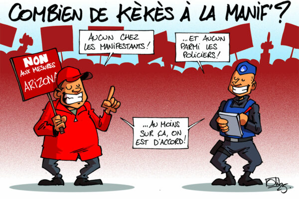 Combien de kèkès à la manif’ ?