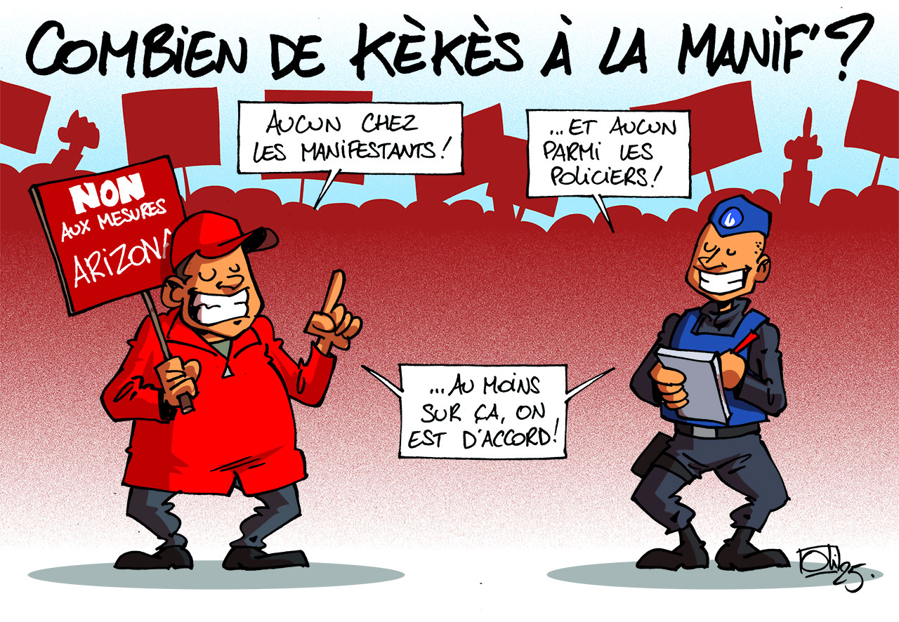 Combien de kèkès à la manif’ ?