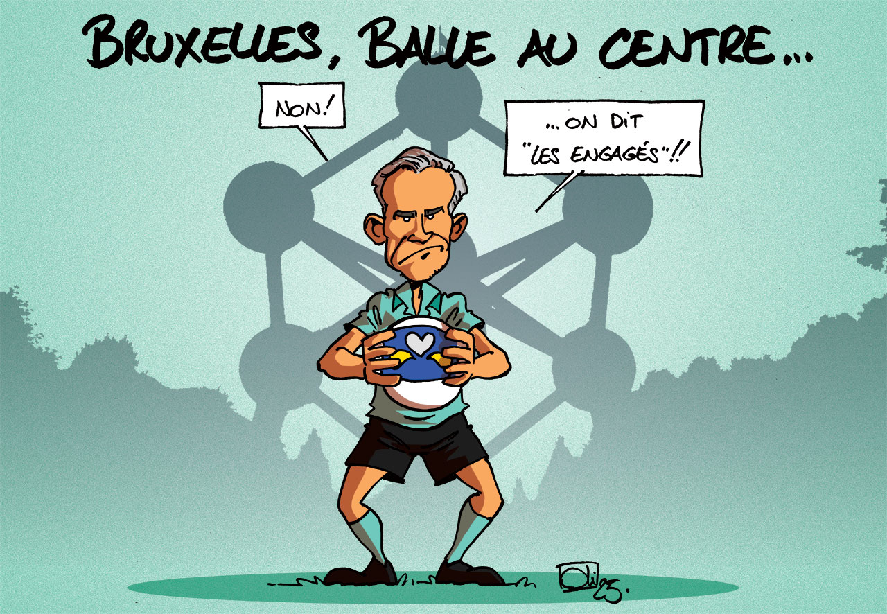 Bruxelles, balle au centre…