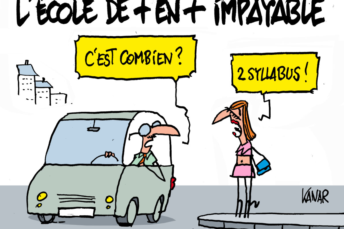 L&rsquo;école de + en + impayable